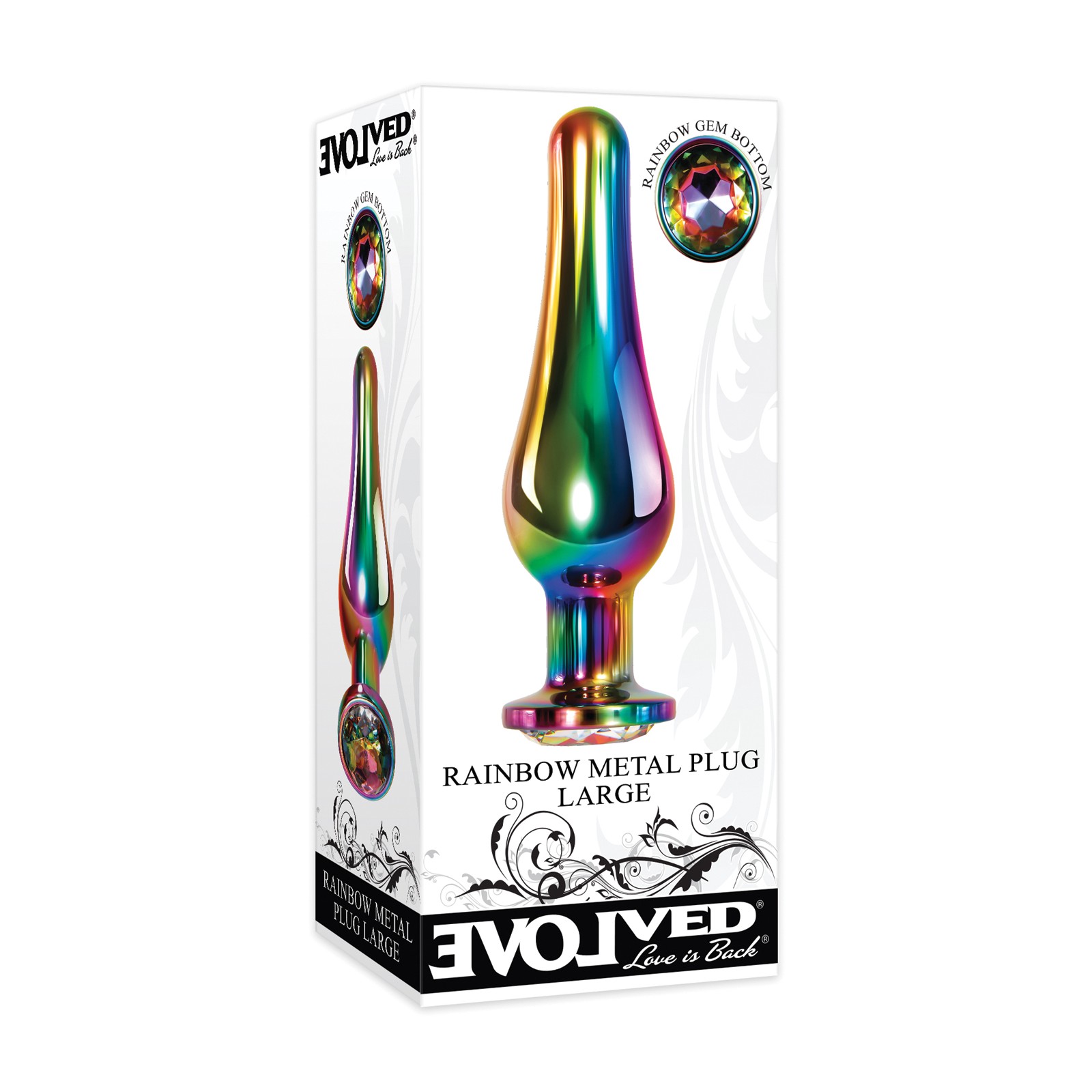 Buy Evolved Large Rainbow Metal Plug