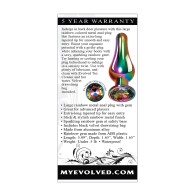 Buy Evolved Large Rainbow Metal Plug