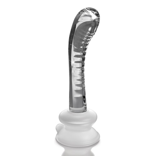 Icicles No. 88 Hand Blown Glass G-Spot Massager Clear for Exciting Pleasure