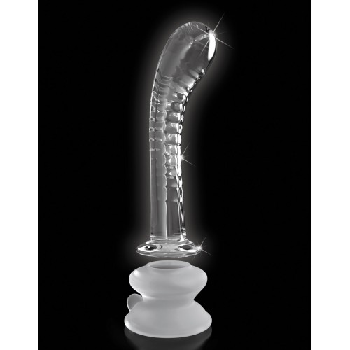 Icicles No. 88 Hand Blown Glass G-Spot Massager Clear for Exciting Pleasure