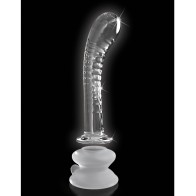 Icicles No. 88 Hand Blown Glass G-Spot Massager Clear for Exciting Pleasure