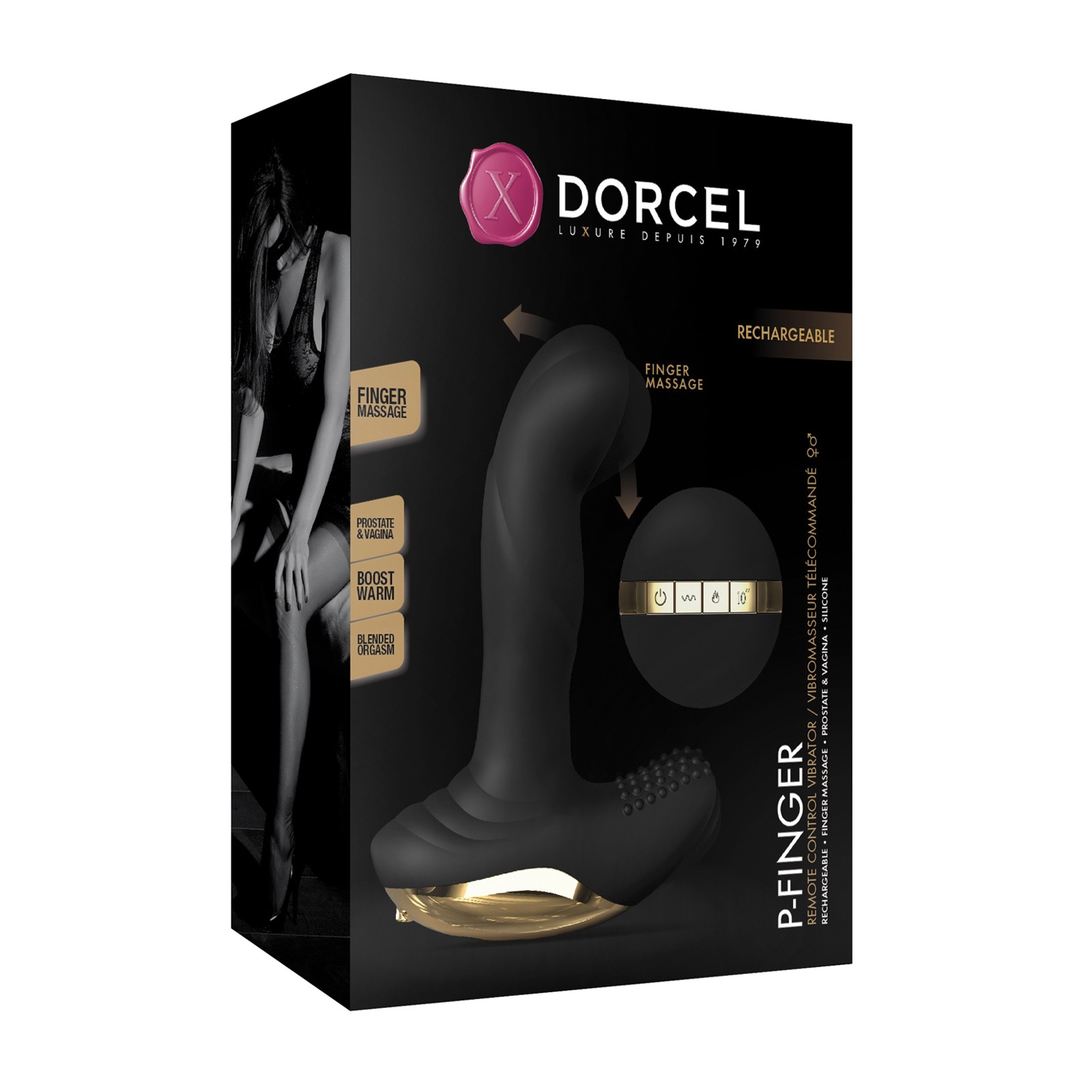 Vibrador Control Remoto Dorcel P-Finger