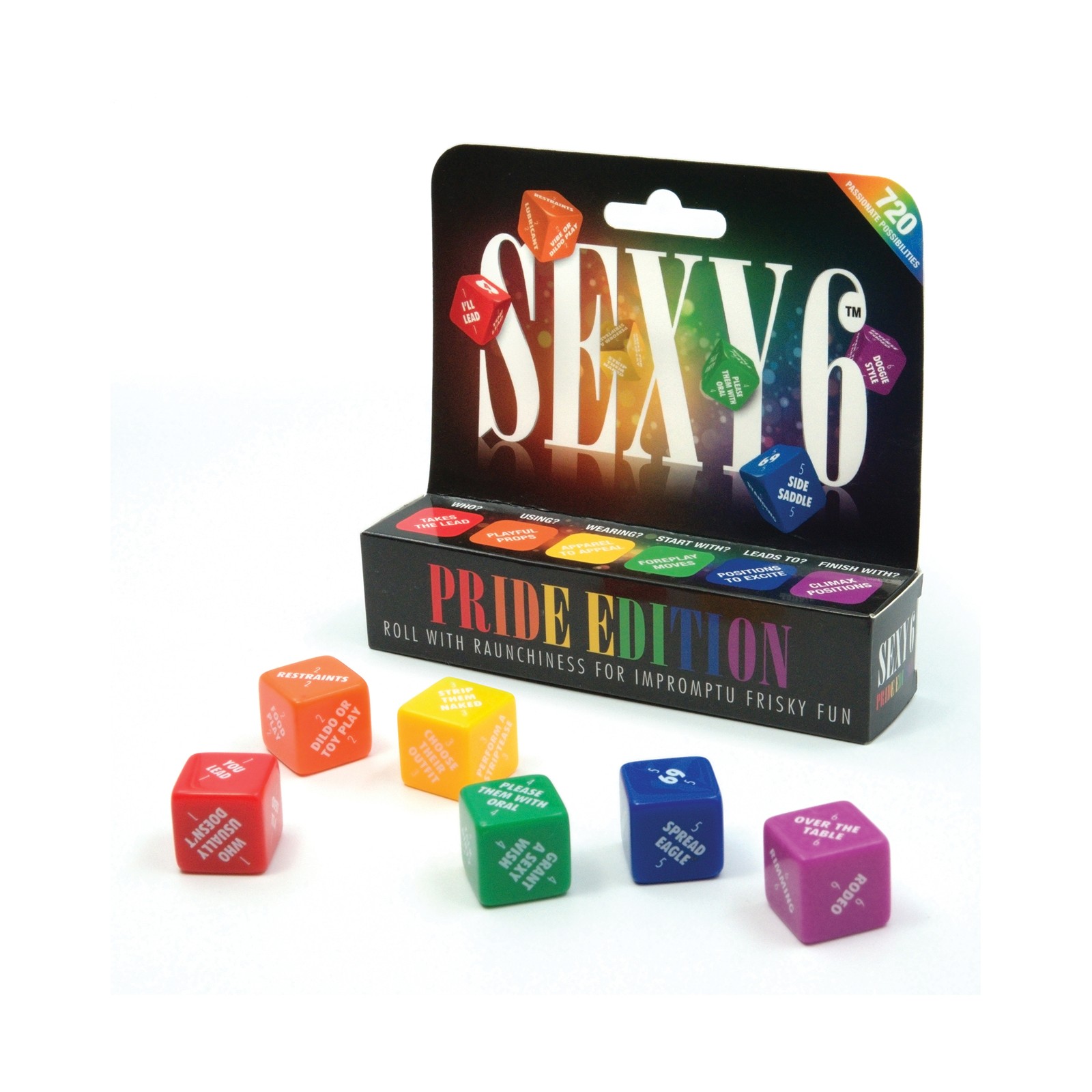 Juego de Dados Sexy 6 - Edición Orgullo