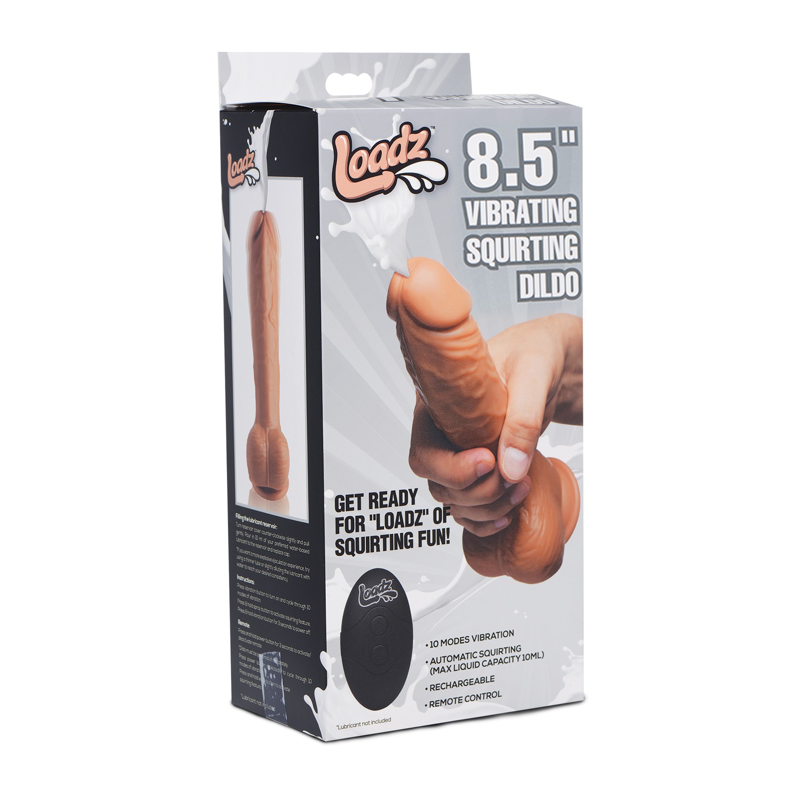 LDZ 8.5" Squirting Dildo for Interactive Pleasure