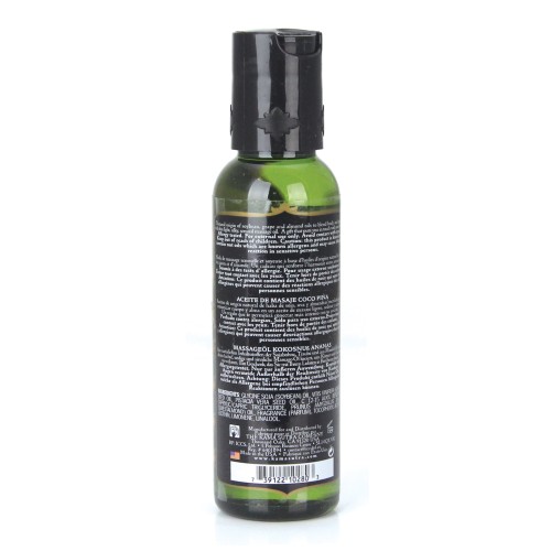 Kama Sutra Naturals Massage Oil - 2 oz Coconut Pineapple