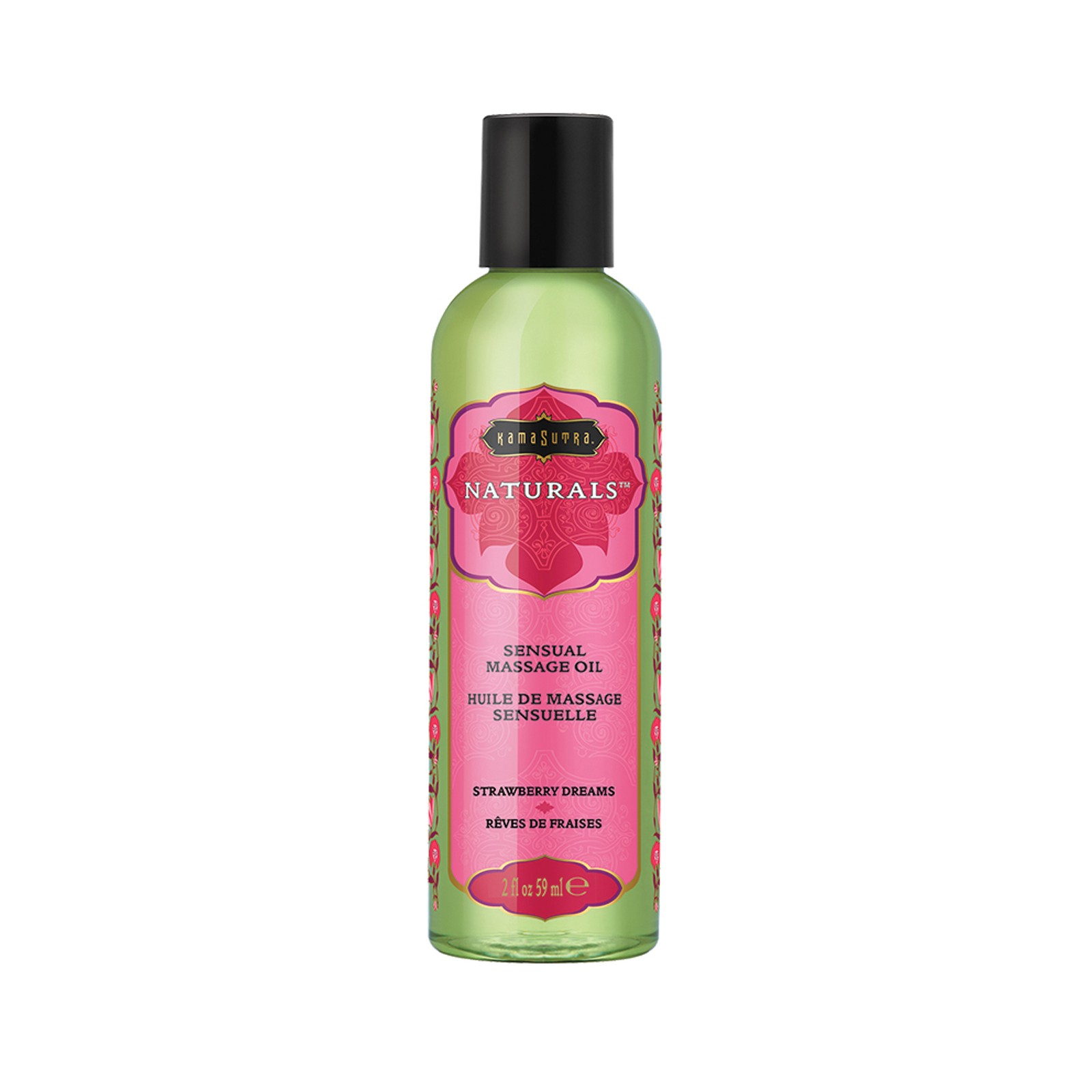 Kama Sutra Naturals Massage Oil 2 oz Strawberry Dreams