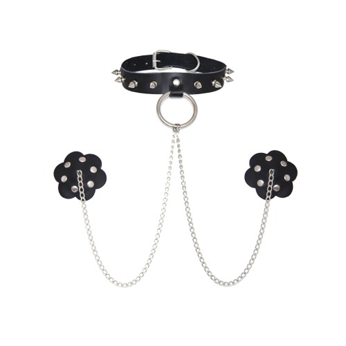 Collar de Cadena Neva Nude Burlesque con Pasties