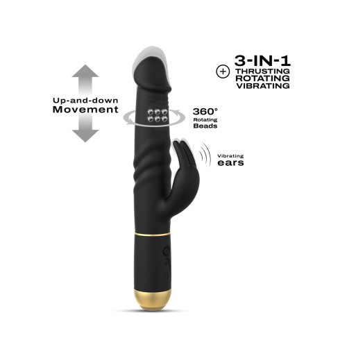 Dorcel Furious Rabbit 2.0 Black - Thrusting and Rotating Pleasure