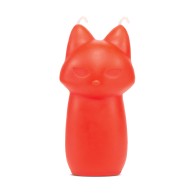 Blush Temptasia Fox Drip Candle Red