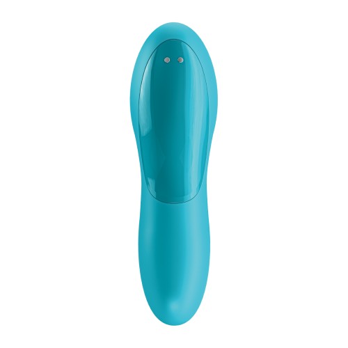 Satisfyer Teaser Finger Vibrator - Light Blue