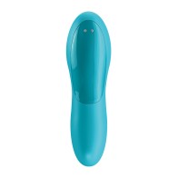 Satisfyer Teaser Finger Vibrator - Light Blue