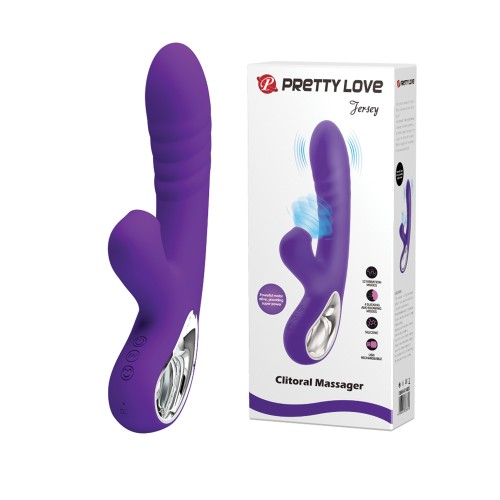 Conejito Vibrador y Succionador Pretty Love - Púrpura