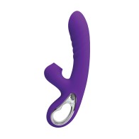 Conejito Vibrador y Succionador Pretty Love - Púrpura