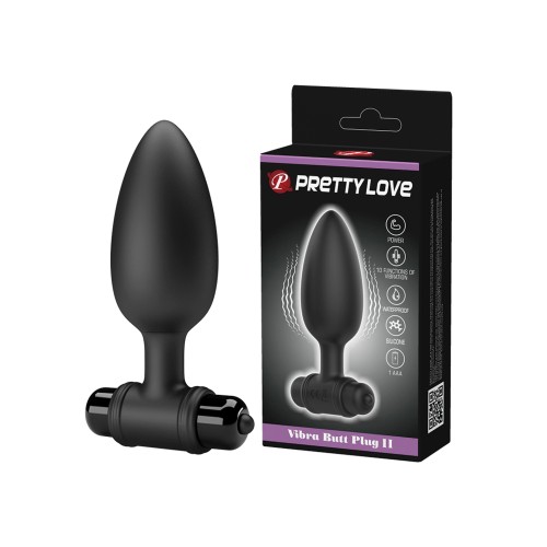 Plug Anal Vibrador Pretty Love II Negro