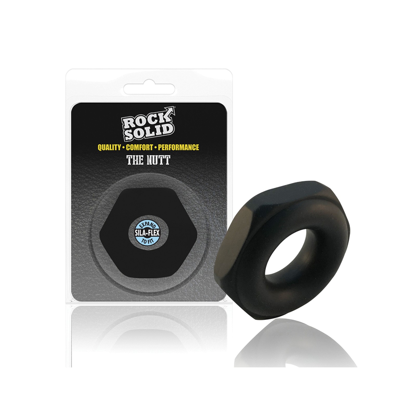 Rock Solid Nutt Ring Black Cock Ring