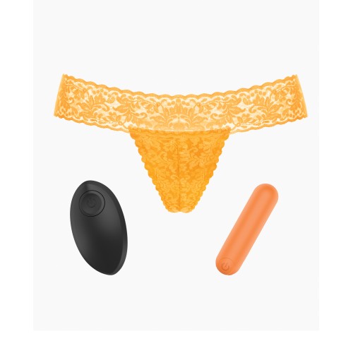 Love to Love Secret Panty Vibe 2 Neon Orange