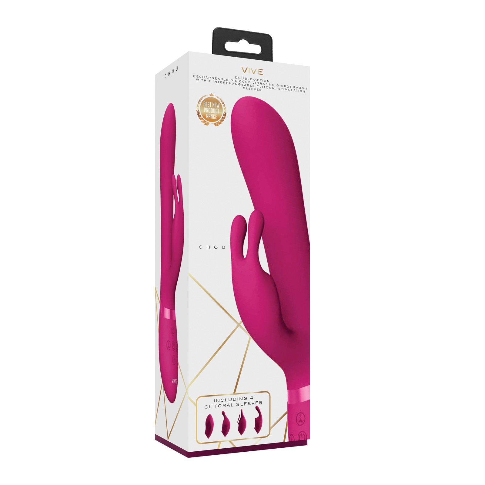 Shots Vive Chou G-Spot Rabbit Vibrator Pink