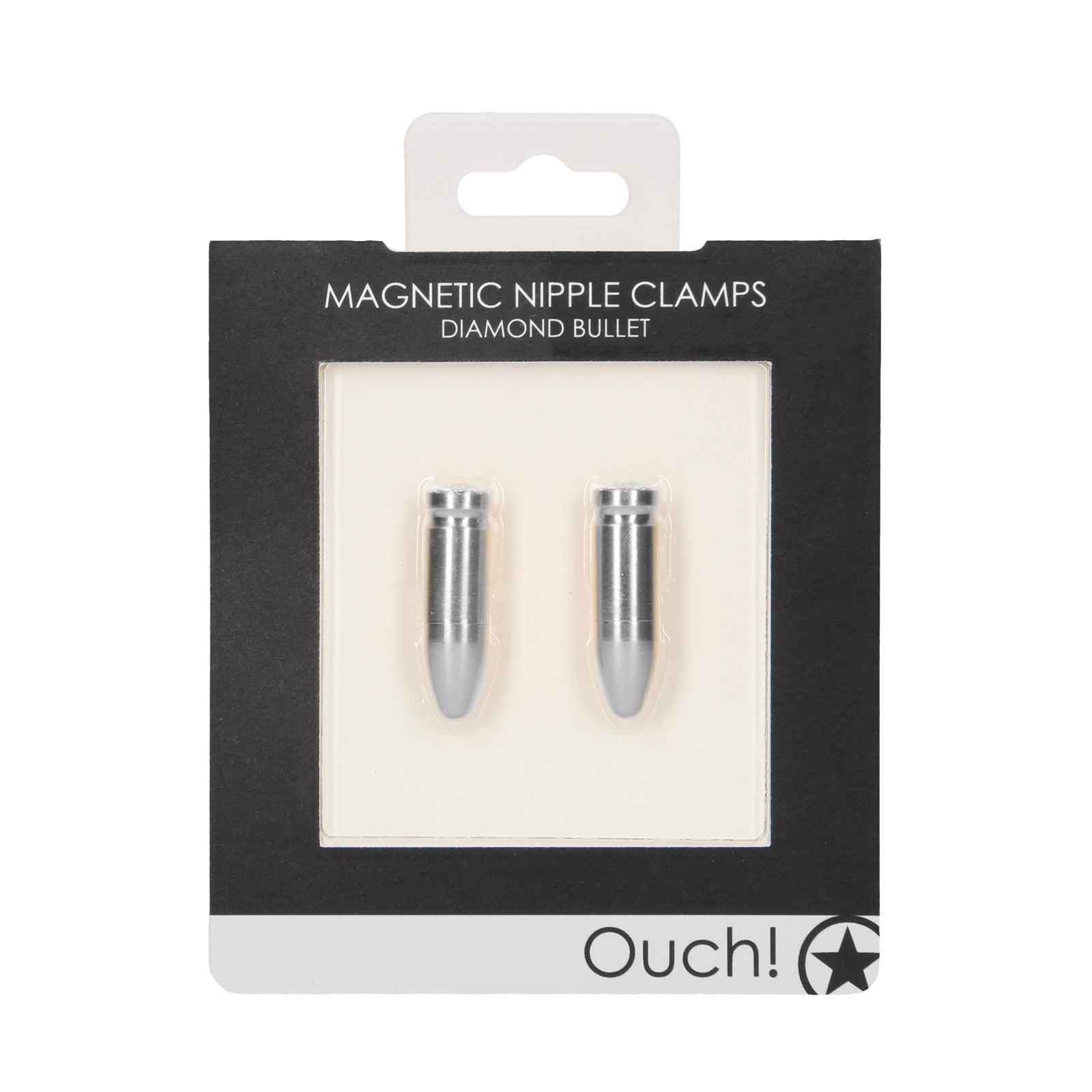 Shots Ouch Bullet Magnetic Nipple Clamps for Sensational Play