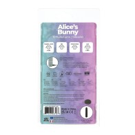 Bala Recargable de Alice con Funda de Conejito - Rosa