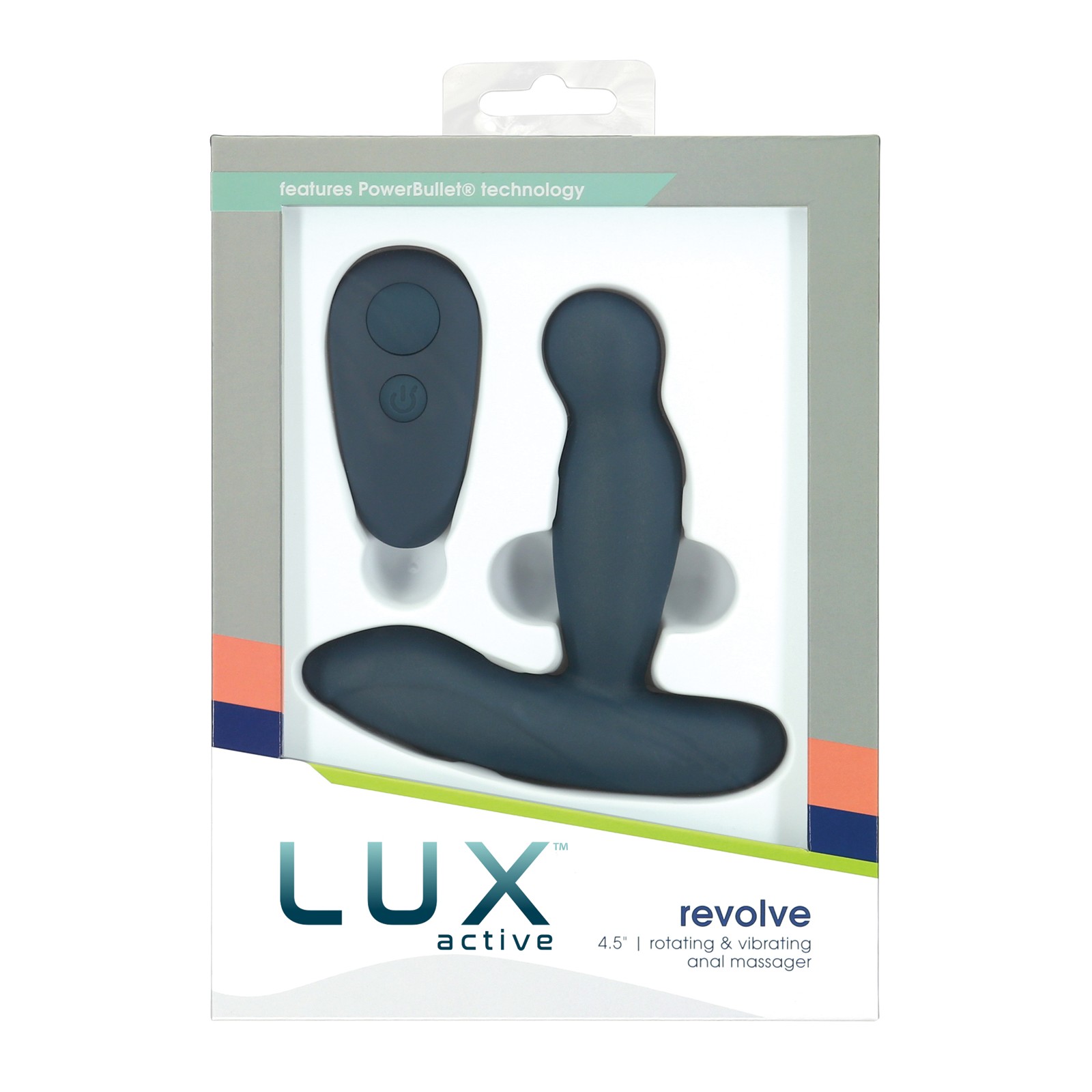 Masajeador Anal Vibrante y Rotatorio Lux Active Revolve - Placer Definitivo