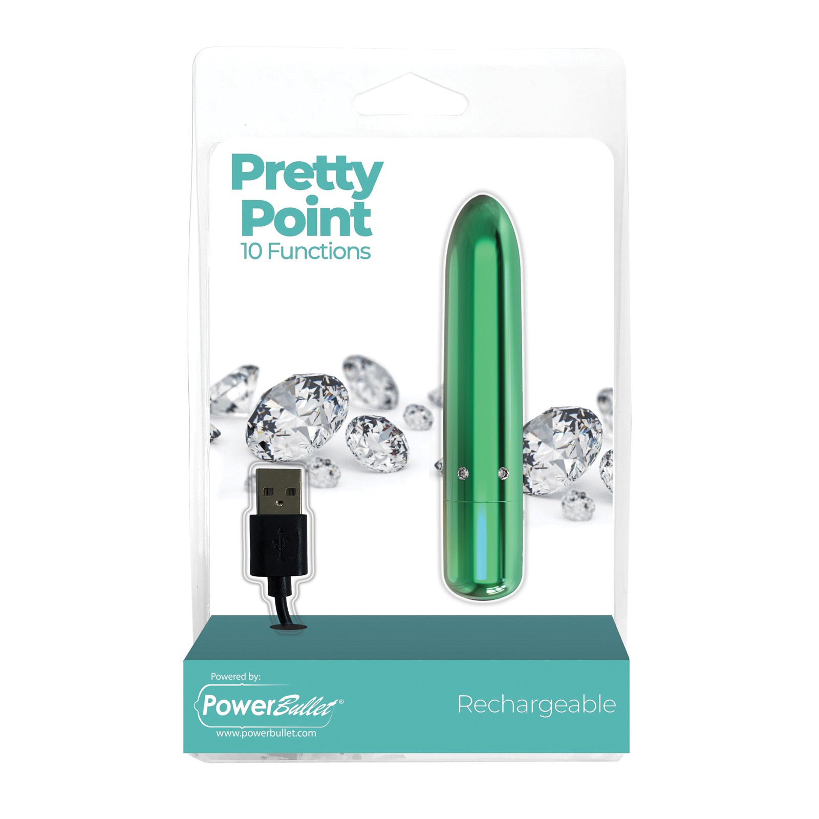 Pretty Point Rechargeable Bullet Powerful Pleasure