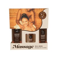 Earthly Body Hemp Seed Massage in a Box Isle of You