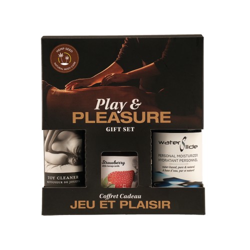 Earthly Body Play & Pleasure Gift Set Strawberry