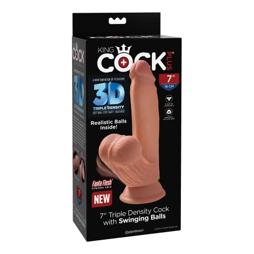 Pene King Cock Plus de Triple Densidad para Placer Realista