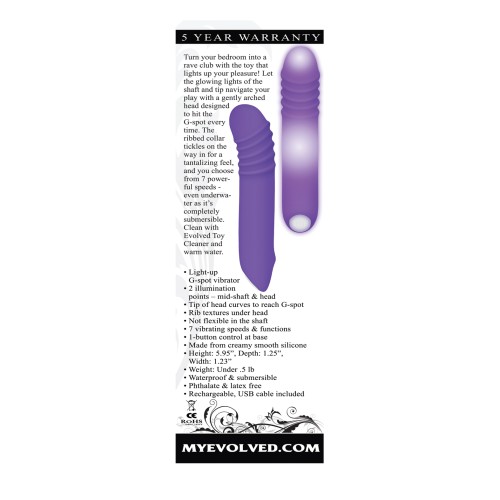 Vibrador G-Rave de Evolved para un Placer Exquisito