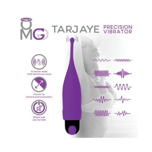 Estimulador de Precisión Tamaño de Viaje OMG Tarjaye Morado