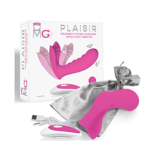 OMG Plaisir Wearable Clitoral Massager - Pink