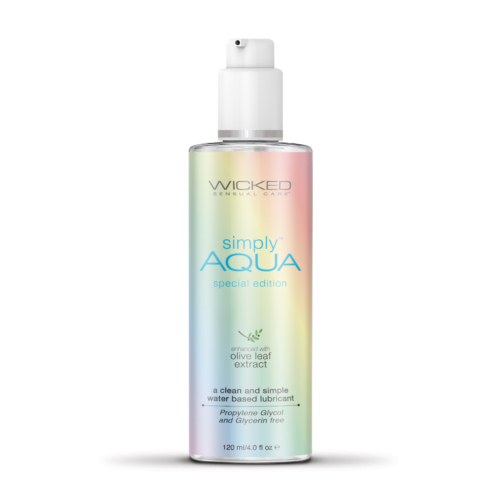 Wicked Sensual Care Simply Aqua Lubricant - 4 oz