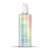 Lubricante Wicked Sensual Care Simply Aqua - 4 oz