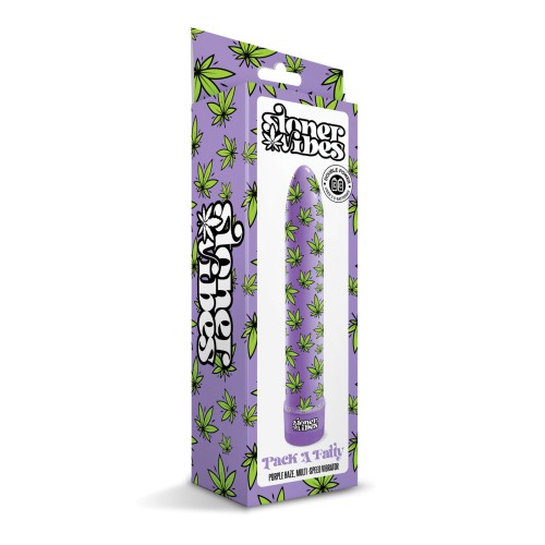 Stoner Vibes Pack A Fatty Vibrador de Múltiples Velocidades Purple Haze