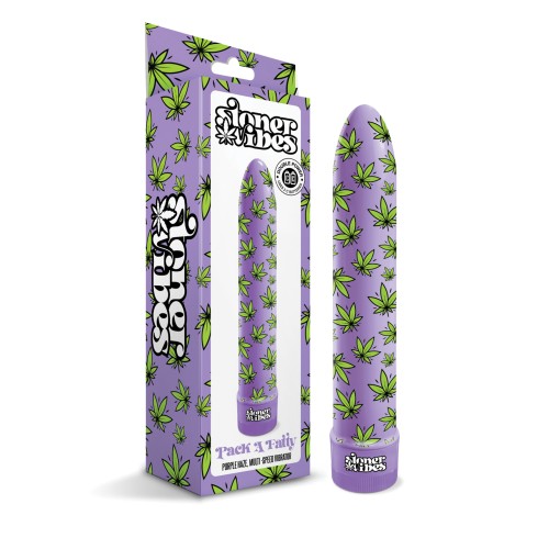 Stoner Vibes Pack A Fatty Vibrador de Múltiples Velocidades Purple Haze