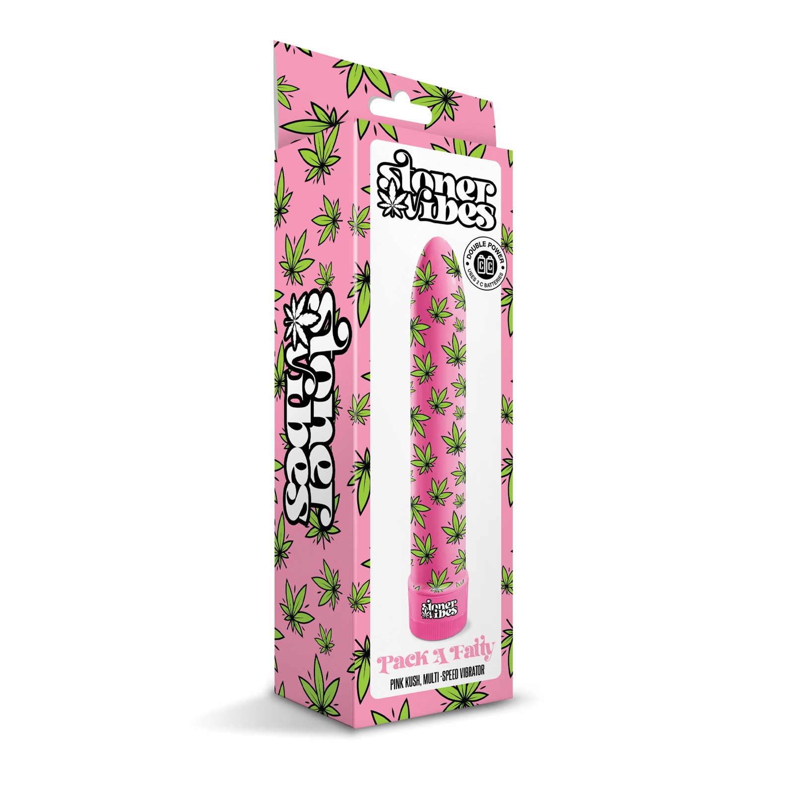 Stoner Vibes Multi-Speed Vibrator - Pink Kush