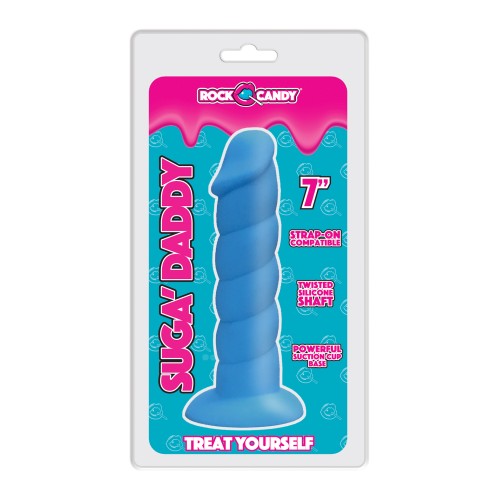 Dildo de Silicona Suga Daddy 7" Rock Candy para Satisfacción Suprema