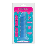 Dildo de Silicona Suga Daddy 7" Rock Candy para Satisfacción Suprema