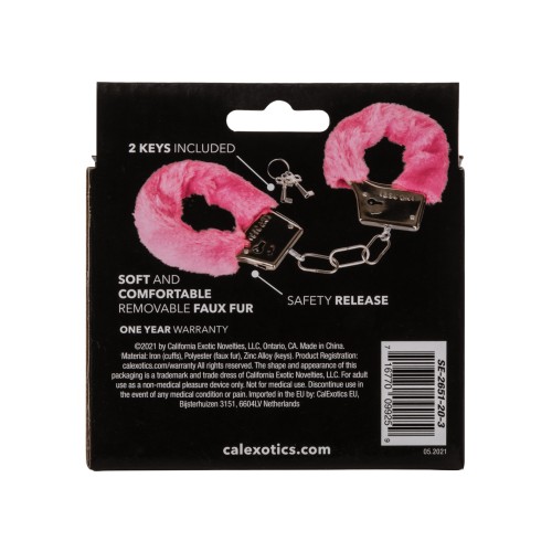 Playful Furry Cuffs Pink