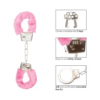 Playful Furry Cuffs Pink