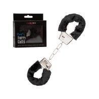 Playful Furry Cuffs - Black for Bondage Play