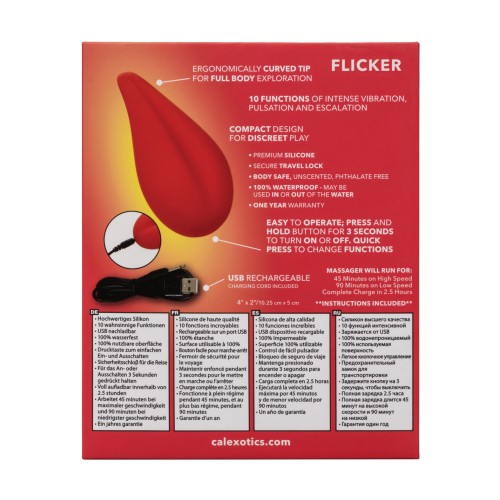 Red Hot Flicker - Powerful Vibrations for Ultimate Pleasure