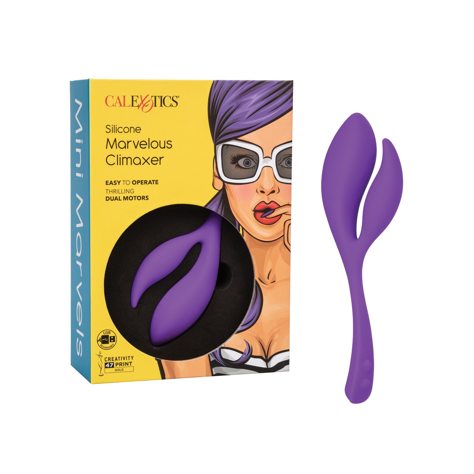 Mini Marvels Silicone Marvelous Climaxer Purple