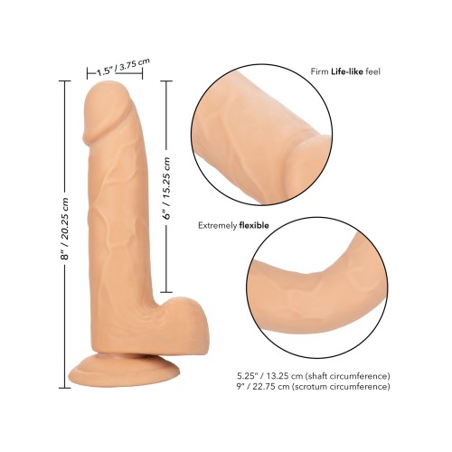 Dildo de 6 Pulgadas Size Queen Marfil