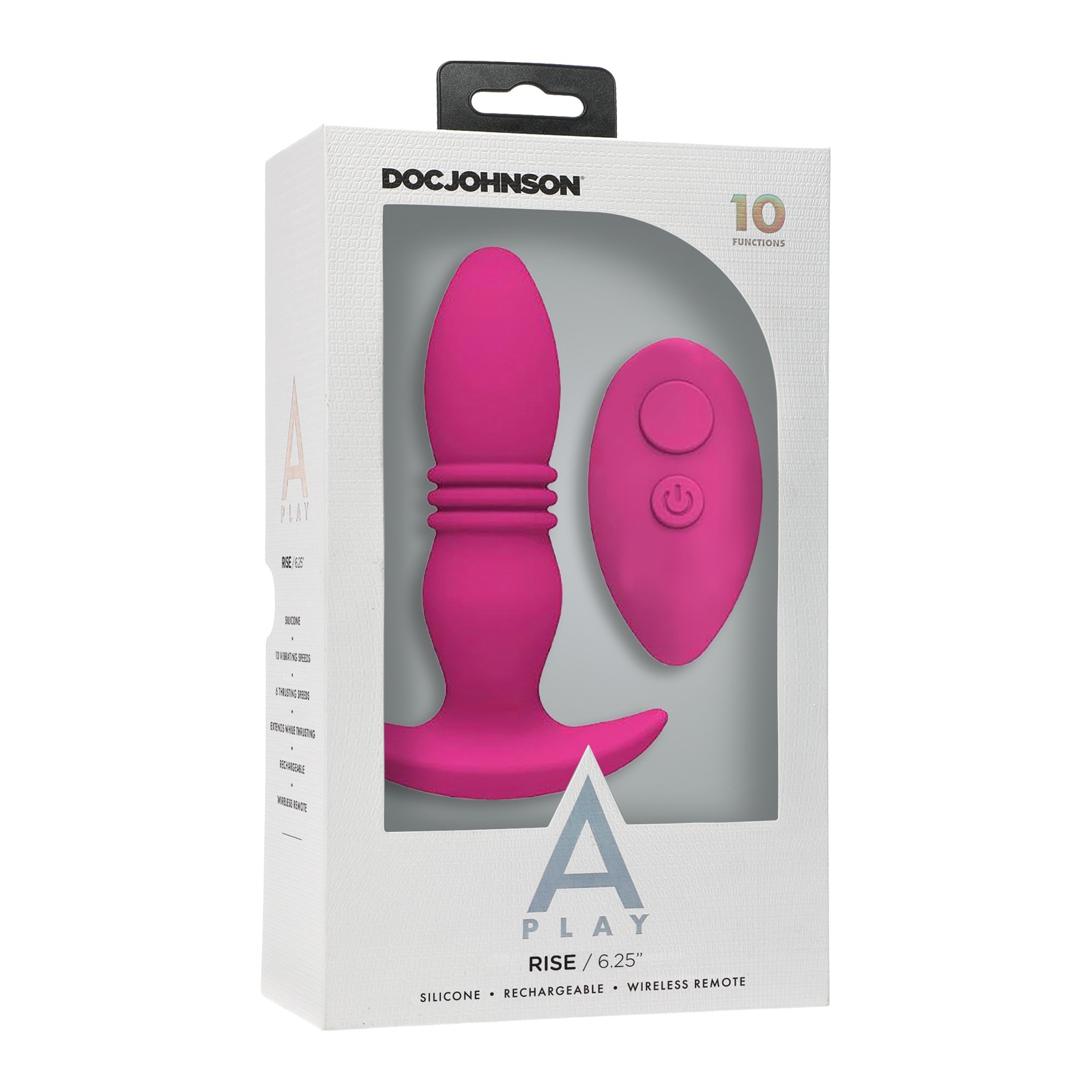 Compra Plug Anal Reversible A Play Rise Recargable Rosa