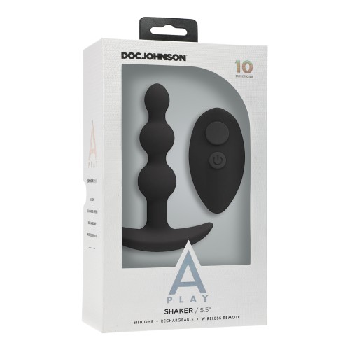 A Play Beaded Rechargeable Anal Plug for Ultimate Pleasure