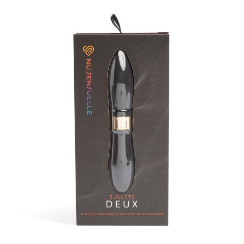 Nu Sensuelle Deux Two-Ended Bullet Black