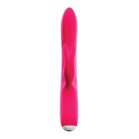 Vibrador Doble Recargable Thumper Bunny de VeDO en Rosa