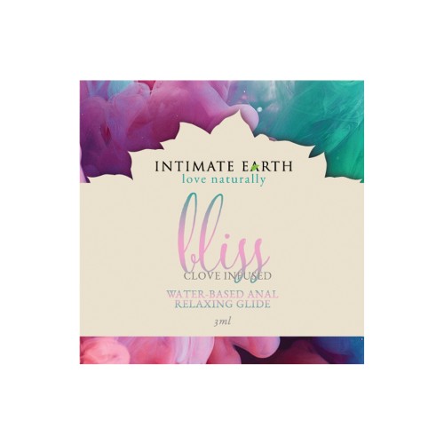 Intimate Earth Bliss Anal Relaxing Waterbased Glide - 3 ml Foil