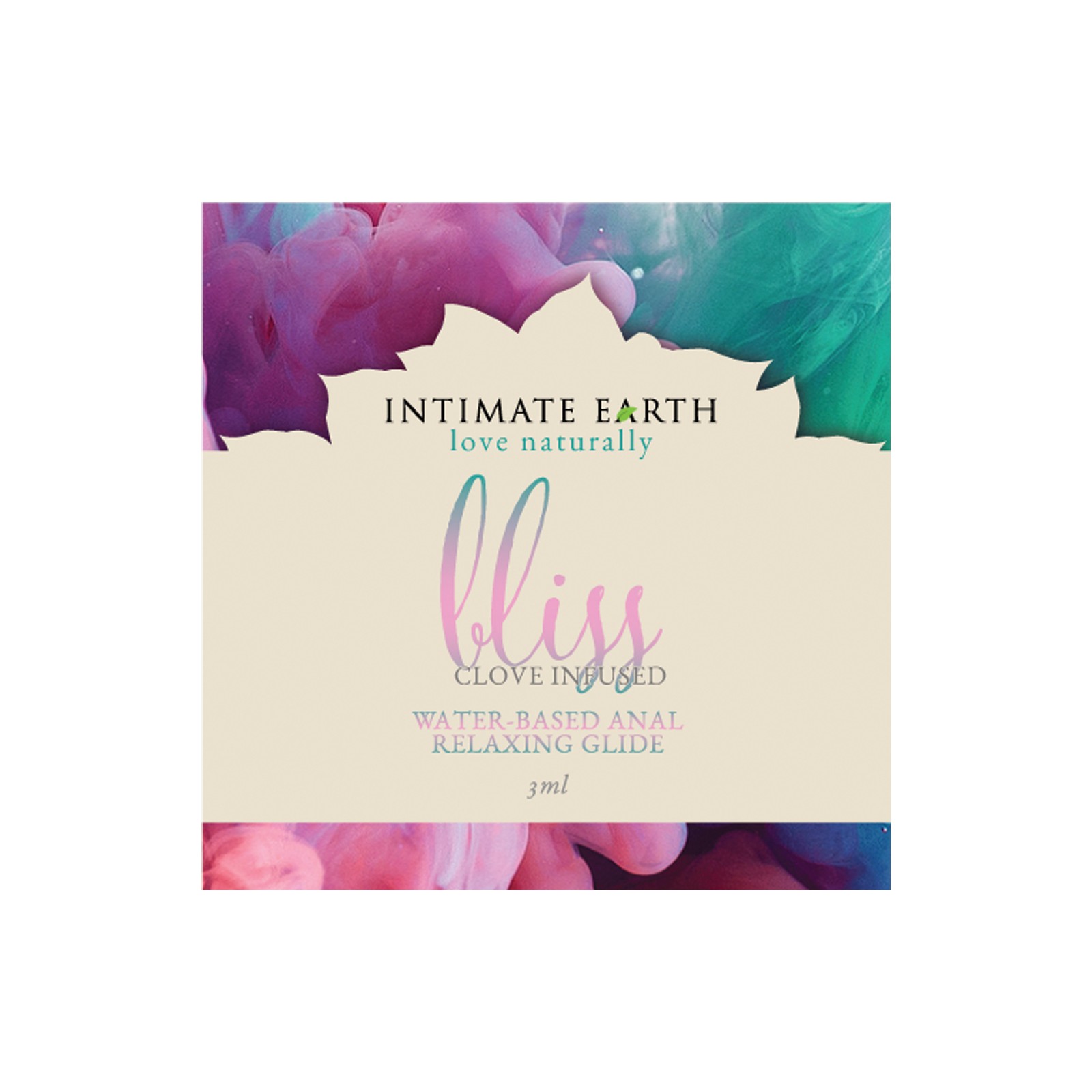 Intimate Earth Bliss Anal Relaxing Waterbased Glide - 3 ml Foil